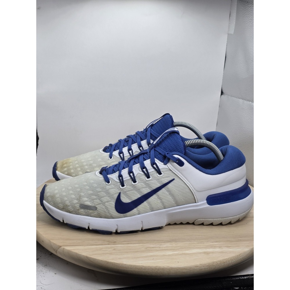 Men's Size 10.5 - Nike Free Golf Next Nature White Game‎ Royal FN0332-400